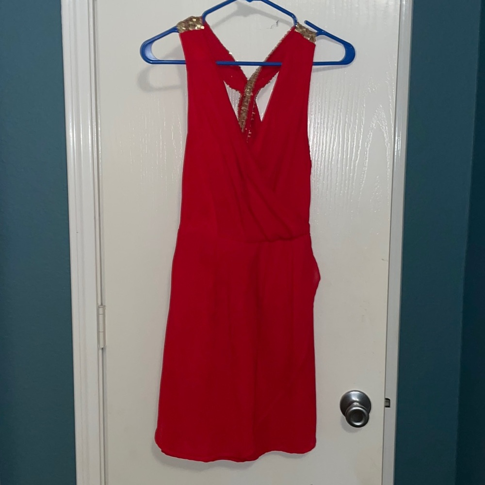 Red dress